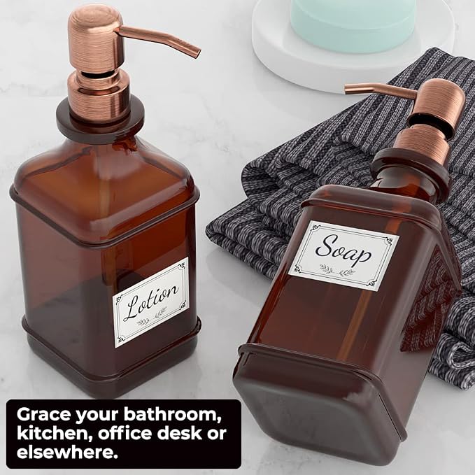 Soap Dispenser 2 Pack, Hand Soap Dispensers - Image 5