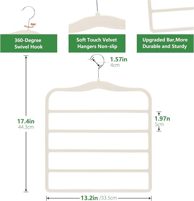 Magic Pants Velvet Hangers for Organization and Storage - Image 4
