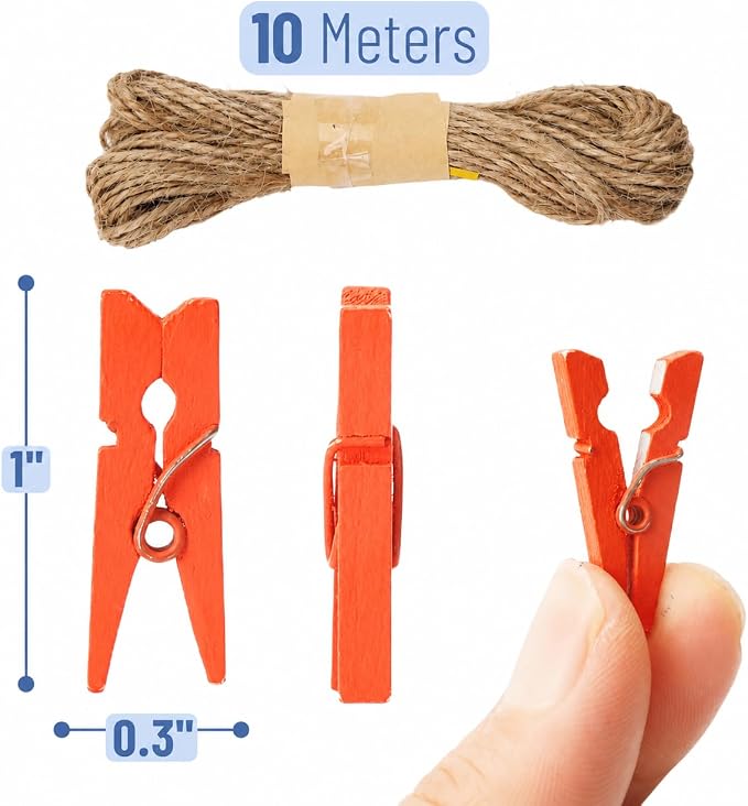 Mr. Pen- Mini Wooden Clothes Pins - Image 3