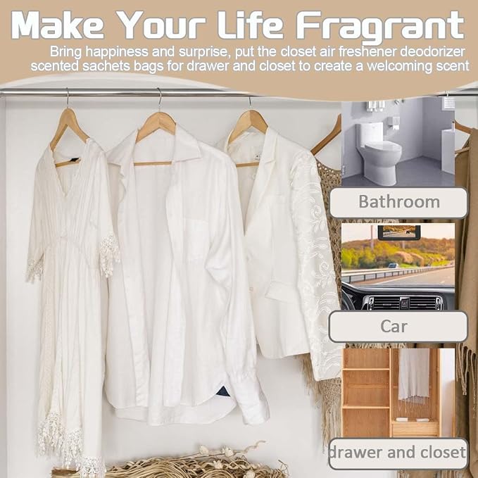 5-Pack Scented Sachets, Air Freshener Bags - Image 5