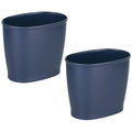 iDesign Slim Plastic Bathroom Trash Can, by iDesign