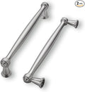 khtumeware 2 Pack 5 Inch(128mm) Brushed Satin Nickel Cabinet Pulls Kitchen Cabinet Handles Cabinet Hardware for Cupboard Drawer Handles Dresser Pulls