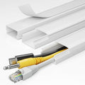 Yecaye 42in Cord Covers for Wall Mounted TV, W0.98in H0.51in, Cable Management by Yecaye
