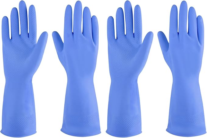 Rubber gloves dishwashing 2 or 4 Pairs by IUCGE
