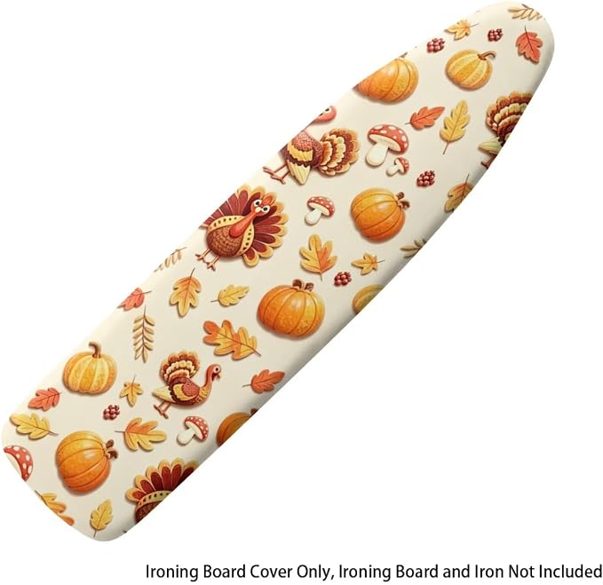 Thanksgiving Turkey Cover for Ironing Board 15x54 Inch Standard Size Iron Board - Image 6