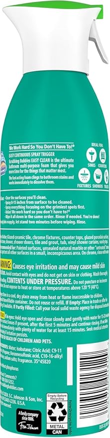 Scrubbing Bubbles Easy Clean Foaming Multipurpose Bathroom Cleaner, Continuous - Image 8