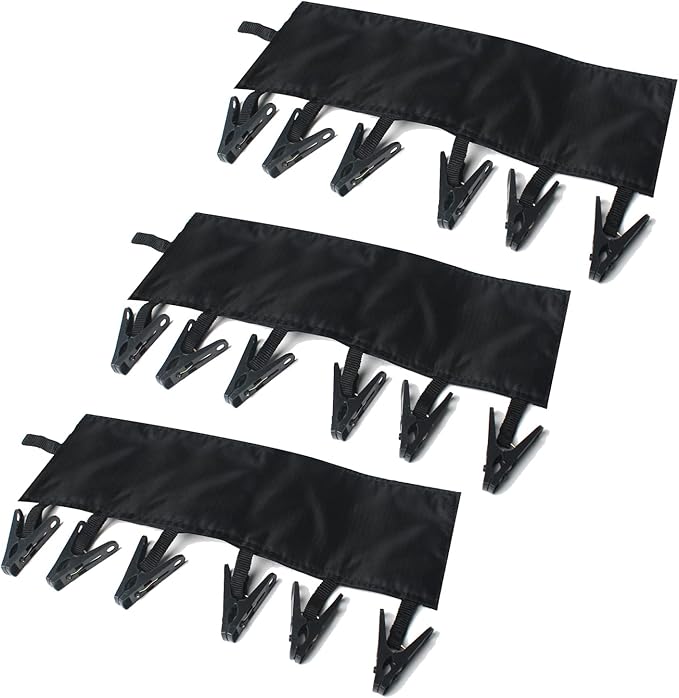 TamBee Portable Hanger Clips Travel Clothesline Travel Hangers Towel Drying by TamBee
