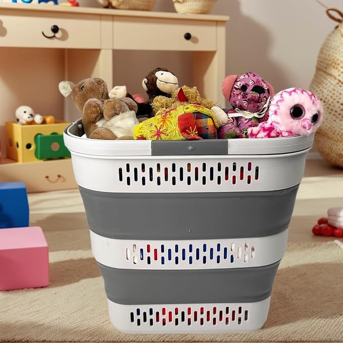 SAMMART 38L Collapsible Laundry Basket - Image 5