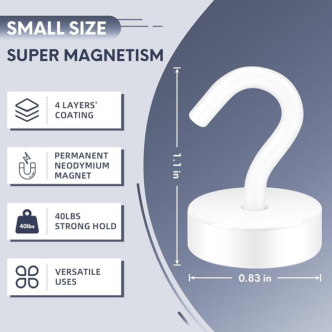 Neosmuk Magnetic Hooks Steel Tube Design - Image 6