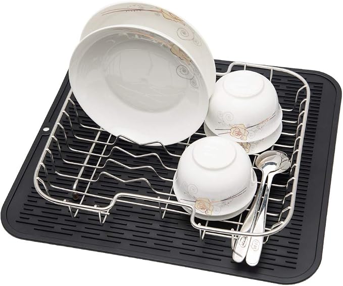 ZLR 2 Pcs Heavy-Duty Silicone Dish Drying Mat - Image 6