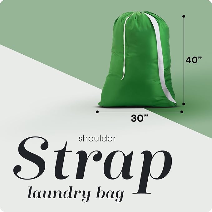Handy Laundry Extra Large Heavy Duty Laundry Bag, Shoulder Strap, 30x40 in - Image 2