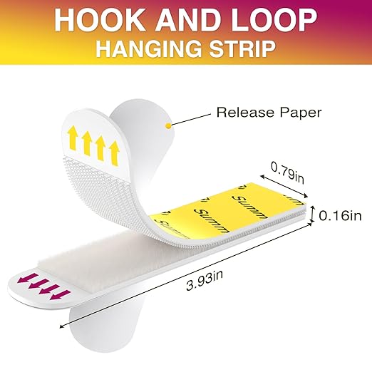 Picture Hanging Strips Heavy Duty XL 32 Pairs/64Strips, Damage Free Hanging Picture Hangers, Removable Adhesive Hook and Loop Wall Strips, Frame Stickers No Nails for Home Decor Wall Posters