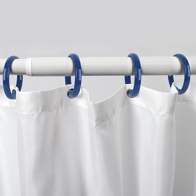 Navy Blue Shower Curtain Hooks - Image 7
