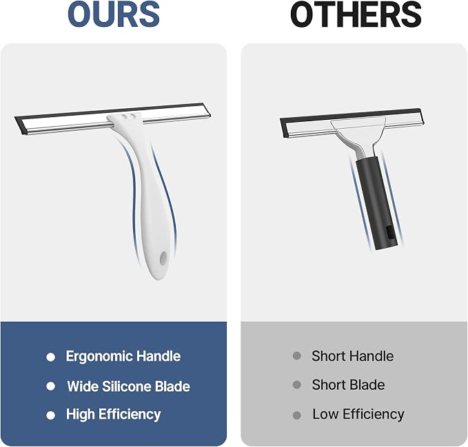 AmazerBath Squeegee for Shower Glass Doors - Image 3