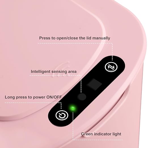 Cesun Automatic Small Bathroom Trash Can - Image 6