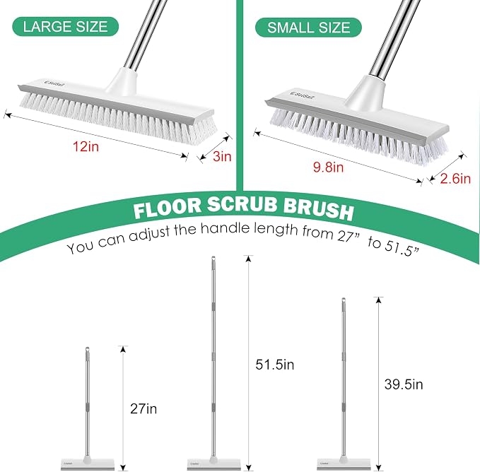 SetSail 12-in Wide Floor Scrub Brush - Image 2