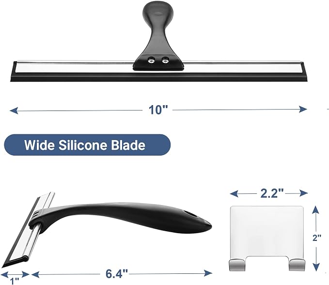 AmazerBath Squeegee for Shower Glass Door, Shower Squeegee for Glass Doors - Image 2