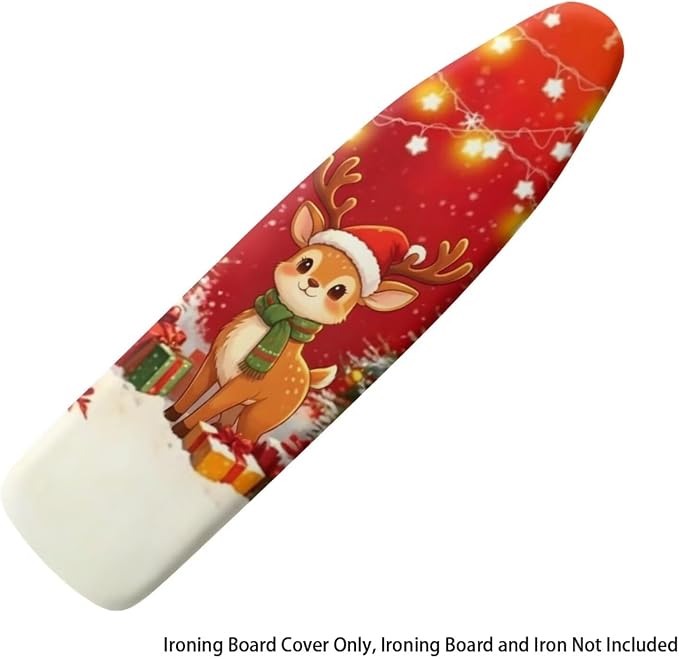 Christmas Reindeer Ironing Board Covers Heavy-Duty Fabric Non Slip Padded - Image 6