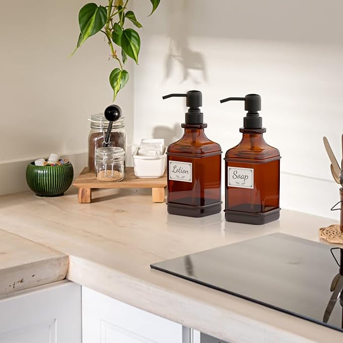 Soap Dispenser 2 Pack, Hand Soap Dispensers - Image 7