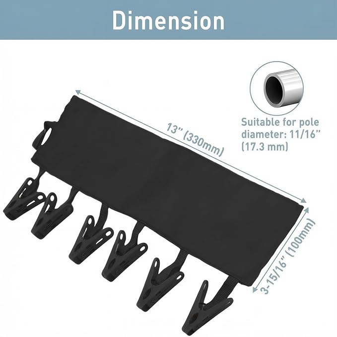 TamBee Travel Hanger Clips, Cruise Ship Essentials Portable Folding Clothes - Image 2