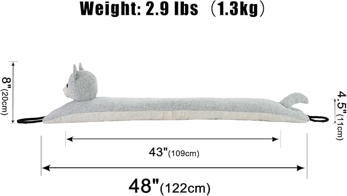 Under Door Draft Stopper Decorative Wind Stopper 48 inch - Image 2