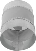 Repa Market 5" Inch Flexible Vibration And Noise Reducing Coupler - Female Fit Duct Connector – Galvanized Steel Coupling for Joining Two Male Duct Fittings – HVAC Ventilation Inline Joint