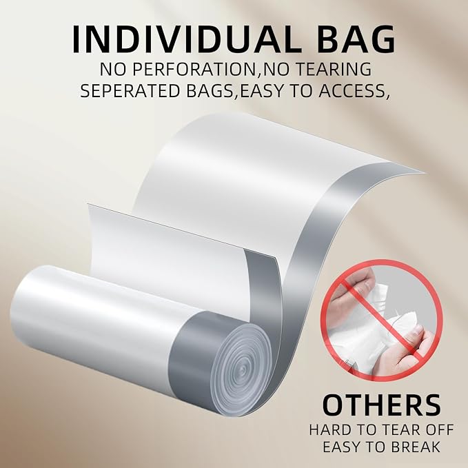 KSSKSS 4 Gallon Mini Drawstring Trash Bags, Small Garbage Bags by KSSKSS - Image 4