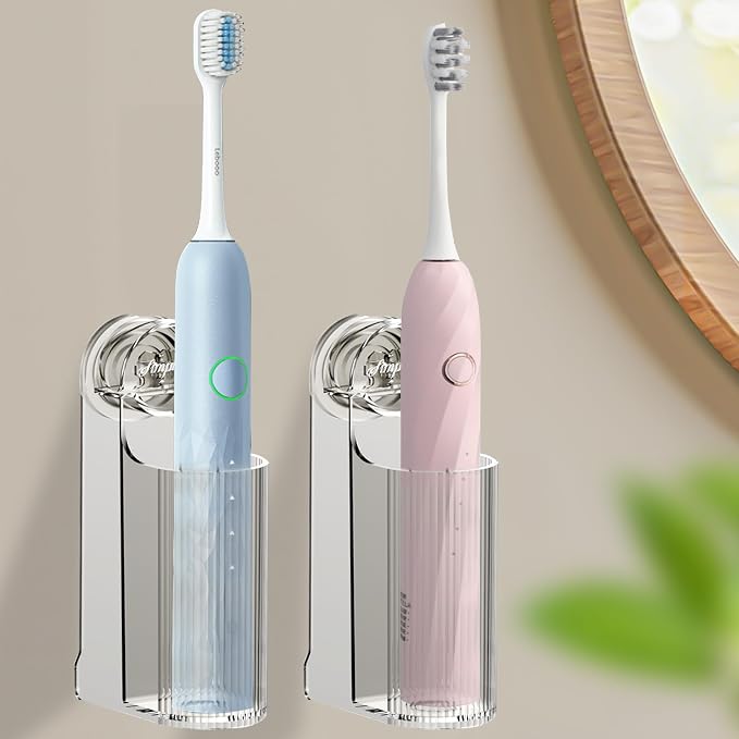 2 Pack Electric Toothbrush Holders by MdakeGo
