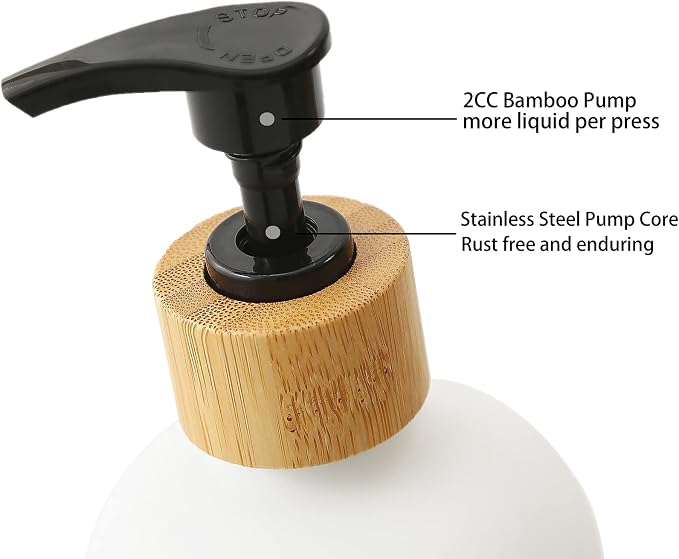 Dish Soap Dispenser for Kitchen, Glass Hand Soap Dispenser, Modern Farmhouse - Image 6