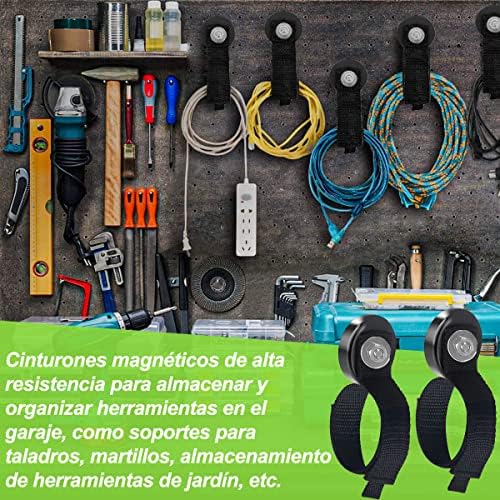 JEEJINYAN® 4 PCS Heavy Duty Magnetic Hooks, Magnetic Garage Hooks, Magnetic - Image 4