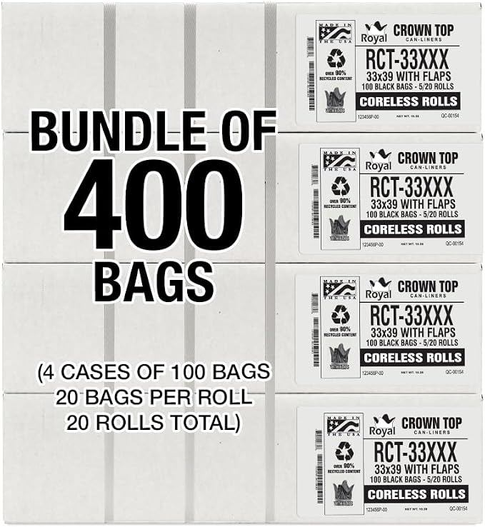 Heavy Duty 33 Gallon Trash Bags - Image 8