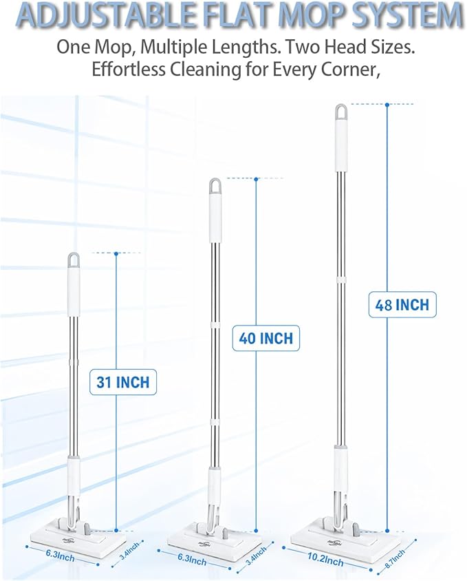 Pawnexa Mop, Clamp Mop, Hands Free Multi Purpose Flat Mops - Image 6