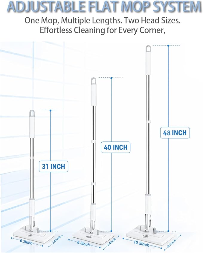 Pawnexa Mop, Clamp Mop, Hands Free Multi Purpose Flat Mops - Image 6