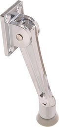 Hardware Essentials Door Stop, 1 Pack, Chrome | Rubber foot grips floors to by Hillman