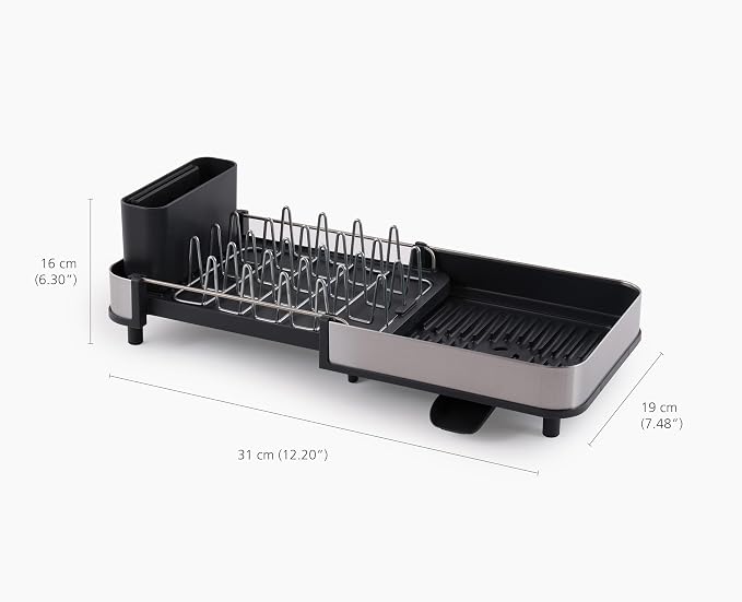 Joseph Joseph Extend Slim Steel Expandable Dish Drying Rack - Image 4