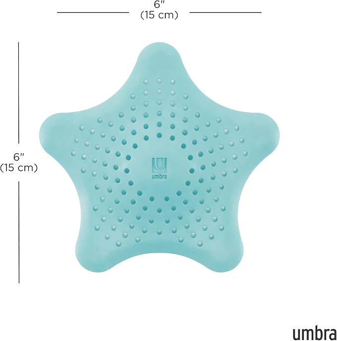 Umbra Starfish Hair Catcher, Fun Drain Cover Fits Most Standard Tub and Shower - Image 3
