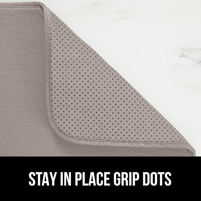GORILLA GRIP Ultra Water Absorbent Microfiber Dish Drying Mat, Slip Resistant - Image 4
