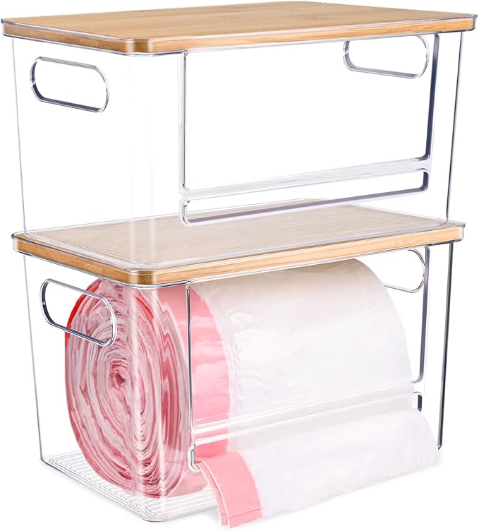 Trash Bag Dispenser Under Sink Organizer by Hiitytin
