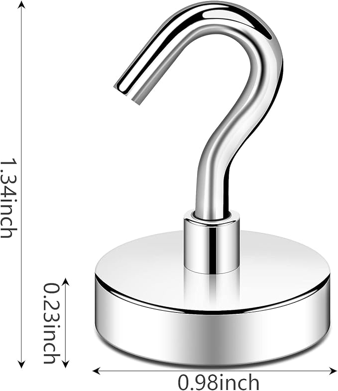 DIYMAG Magnetic Hooks, 85lbs Heavy Duty Magnets - Image 7