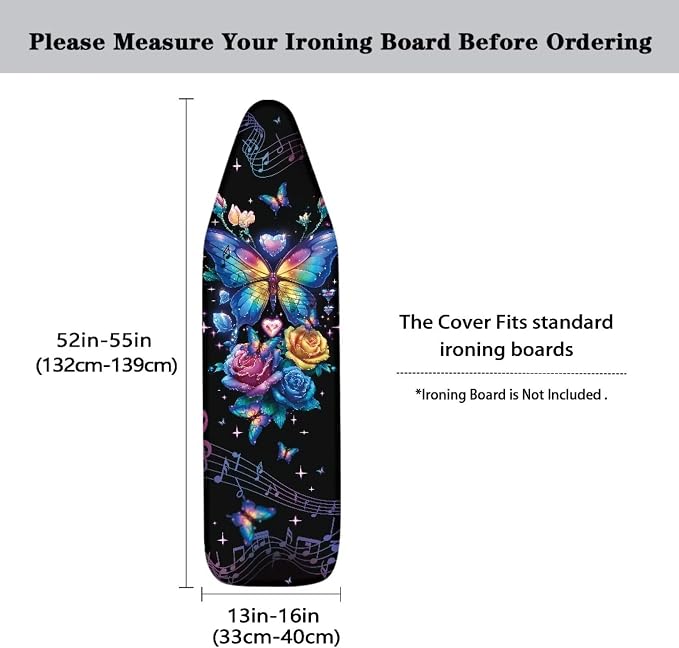 Waterproof Ironing Board Cover Buttefly Print Iron Board Cover - Image 5