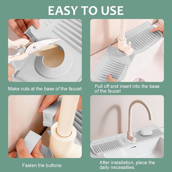 24 Inch Upgraded Draining Mat Folding faucet Mat - Image 5