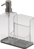 Spectrum Soap Dispenser with Sponge and Brush Holder by Unknown