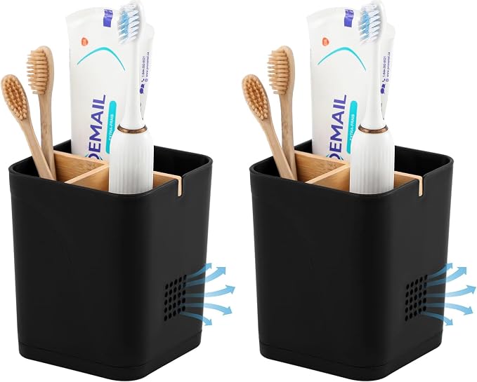Electric Toothbrush Holder Tooth Brush and Toothpaste Organizer by Heagoale