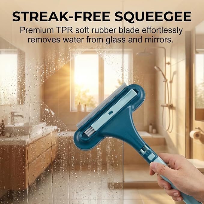 Window Screen Cleaning Brush, 2 in 1 Screen Cleaner Tool - Image 4