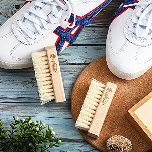 YoungJoy Sneaker Cleaning Brush Shoes Shine Dauber Nylon/Horsehair/Boar Cleaner - Image 4