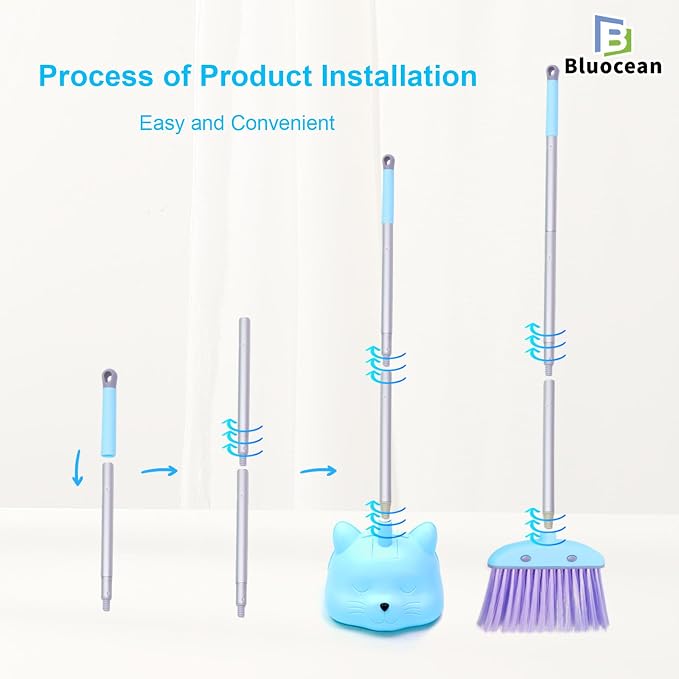 28'' Kids Mini Broom and Dustpan Set - Image 3