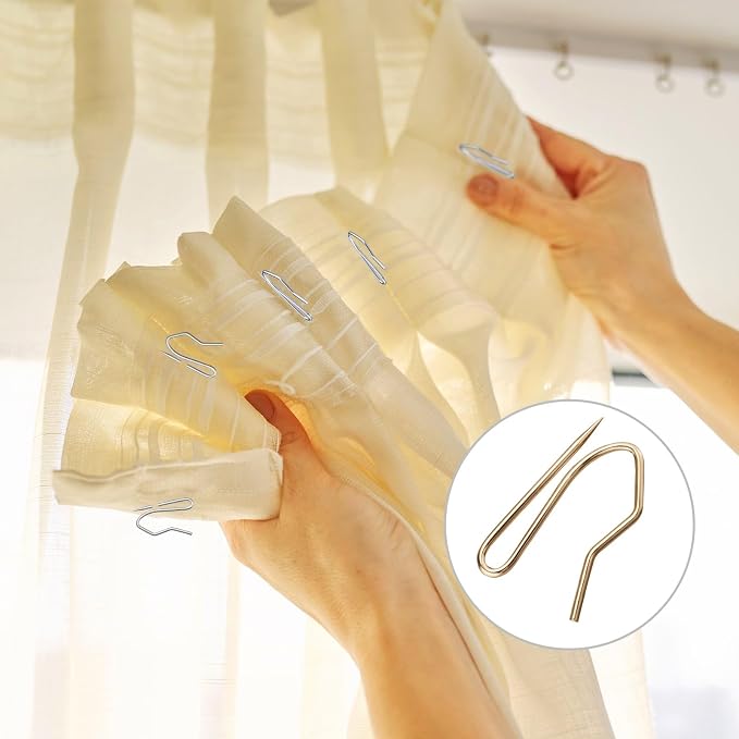 Hotop 30 Pcs Metal Curtain Rings - Image 4