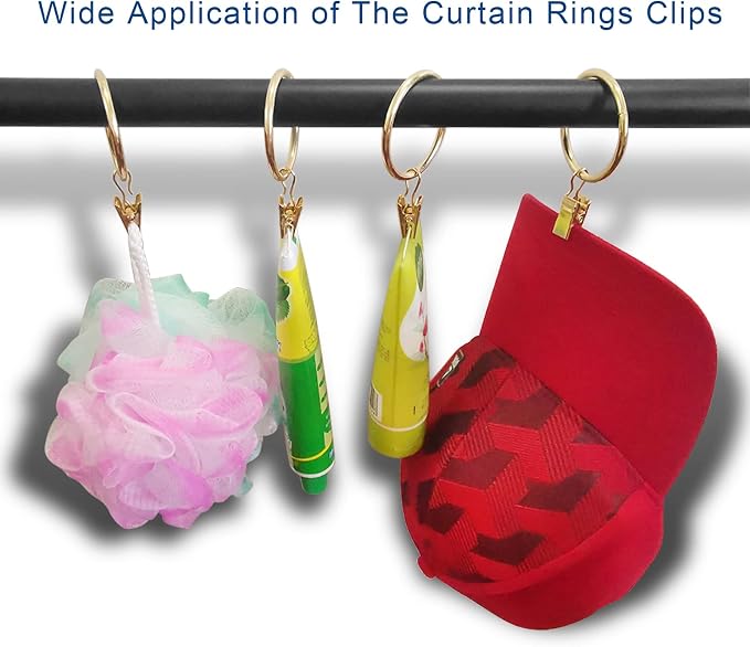 40 Pack Metal Curtain Rings - Image 7