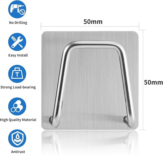 Luckyiren 2-Pack Stainless Steel Sponge Holder - Image 2
