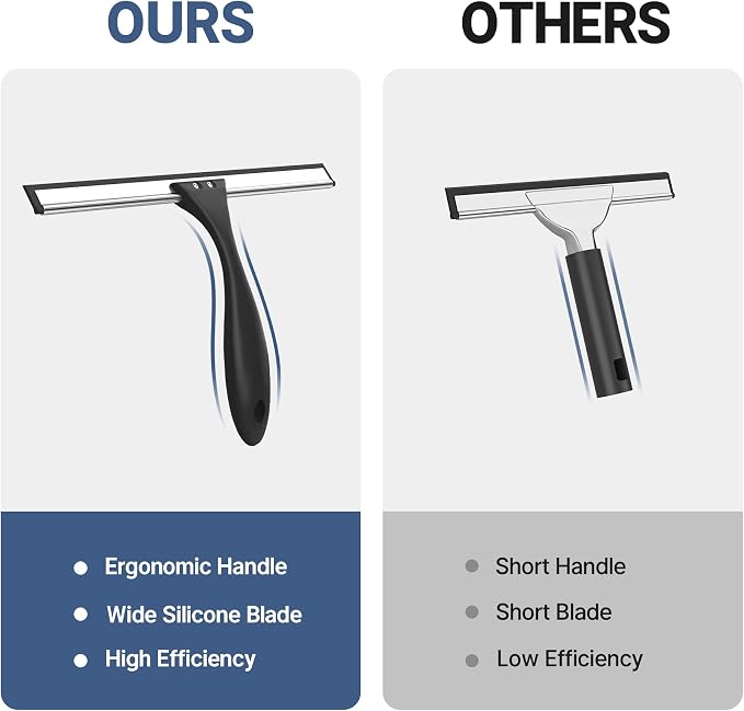 AmazerBath Squeegee for Shower Glass Door, Shower Squeegee for Glass Doors - Image 3